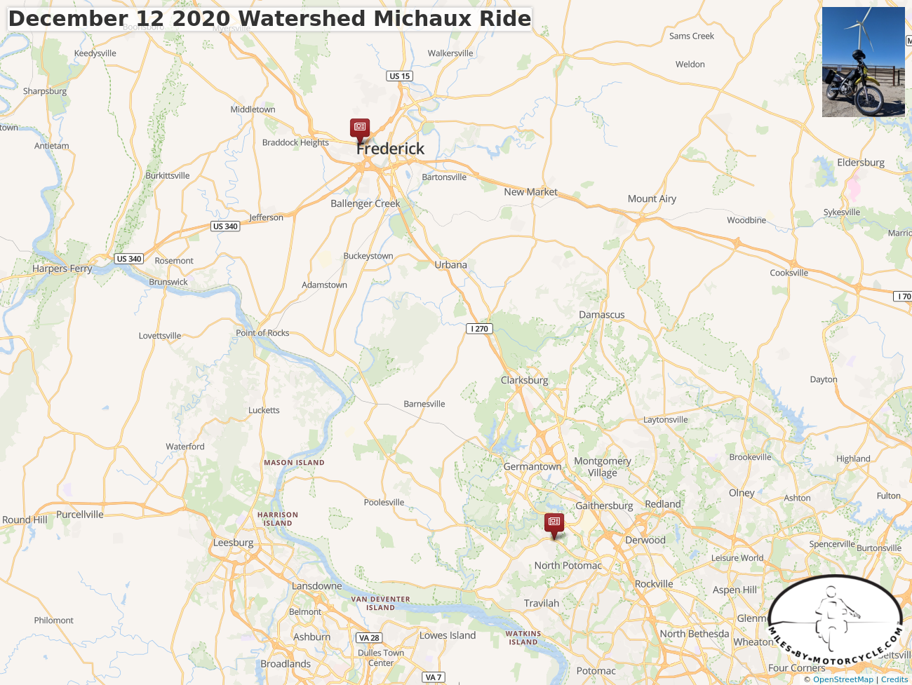 December 12 2020 Watershed Michaux Ride