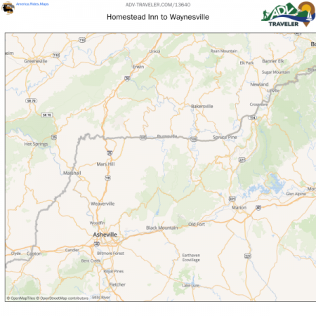 Homestead Inn to Waynesville