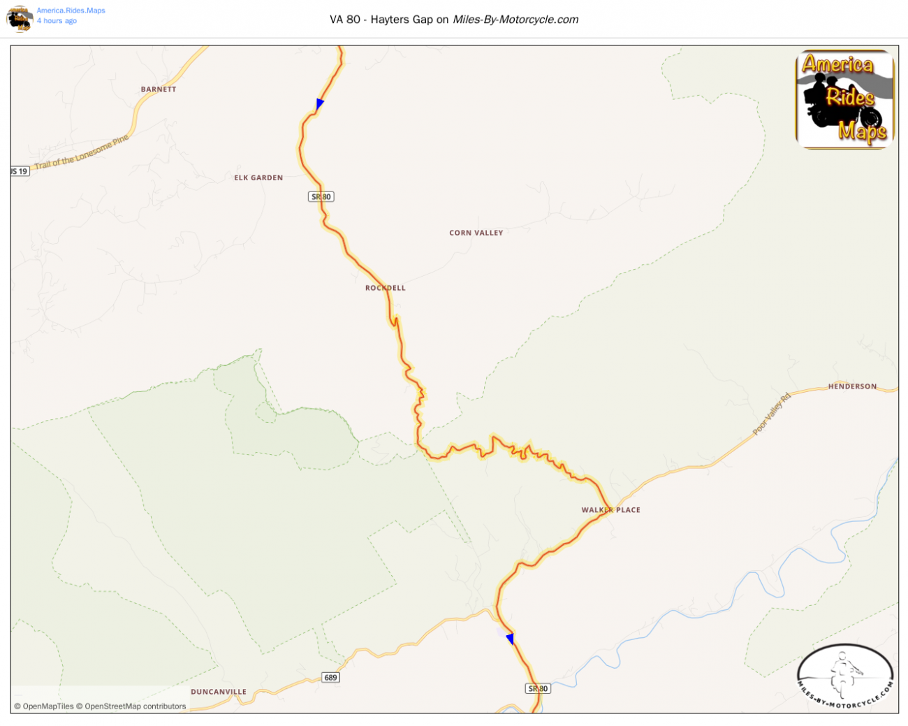 VA 80 - Hayters Gap