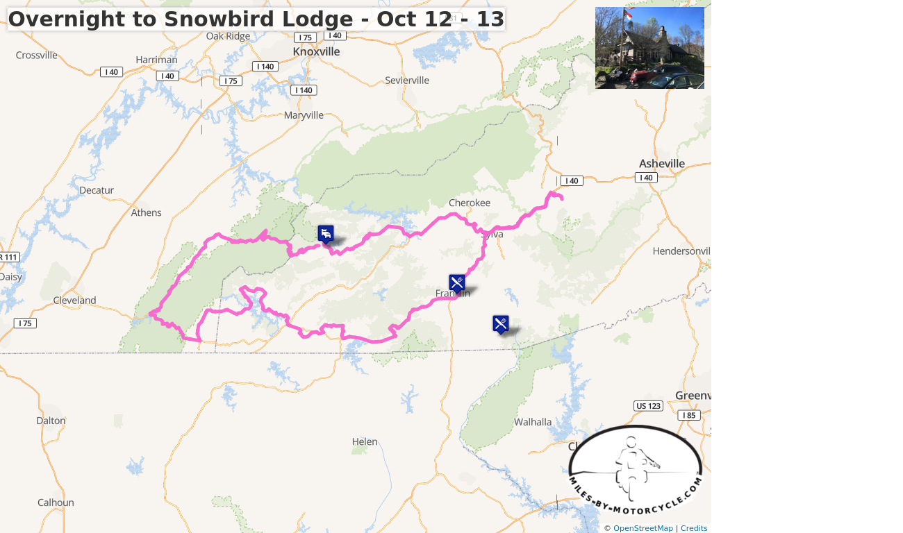 Overnight to Snowbird Lodge - Oct 12 - 13