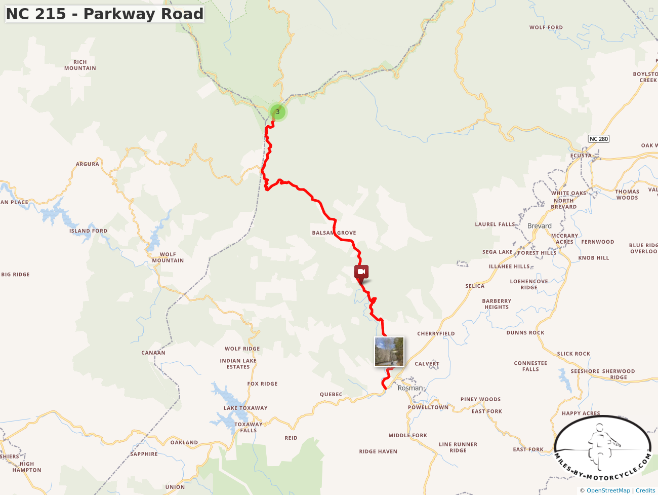 NC 215 - Parkway Road