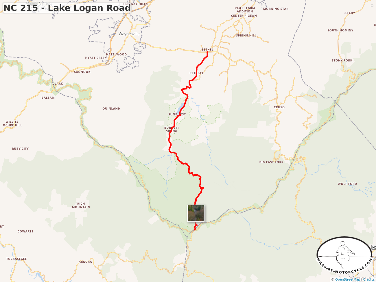 NC 215 - Lake Logan Road