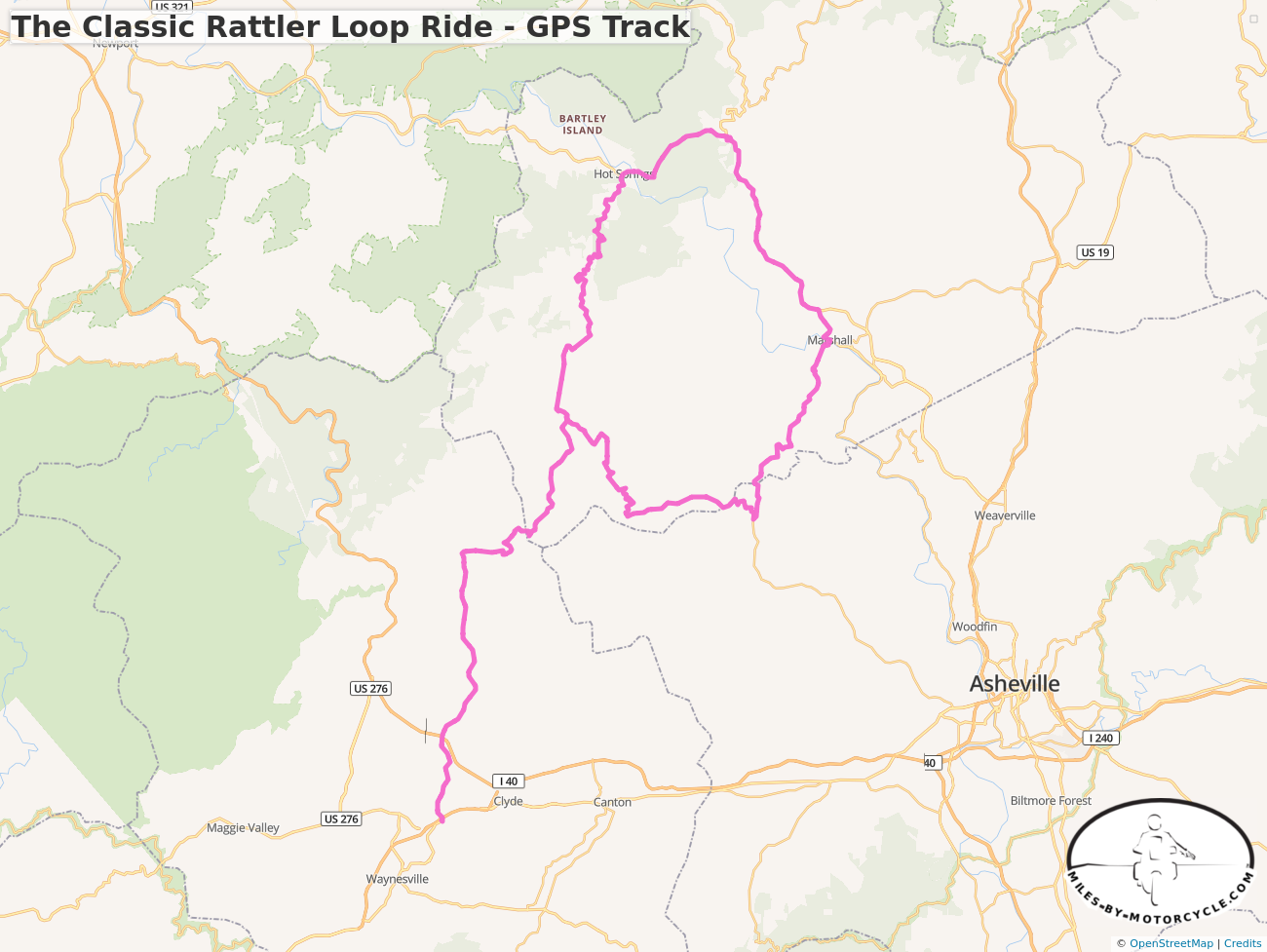 The Classic Rattler Loop Ride - GPS Track