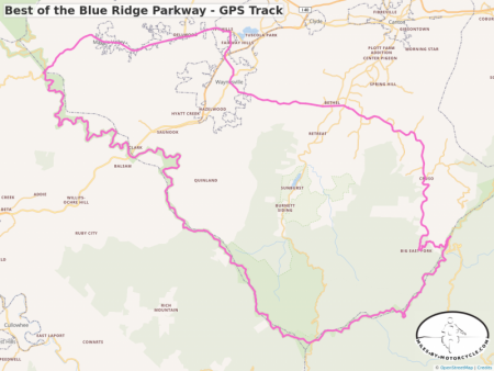 Best of the Blue Ridge Parkway - GPS Track