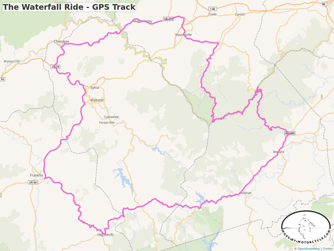 The Waterfall Ride - GPS Track