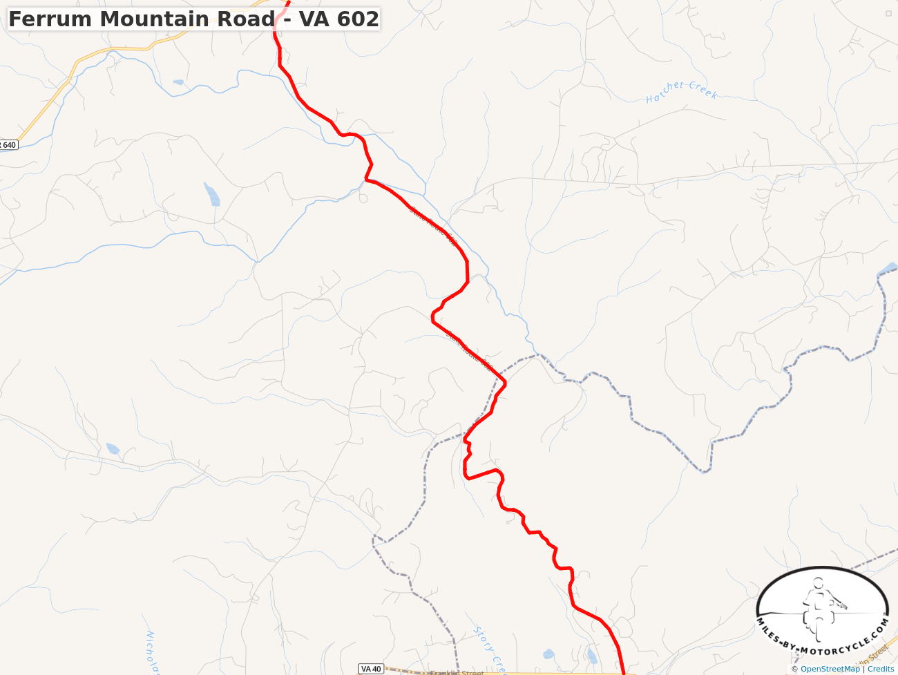 Ferrum Mountain Road VA 602