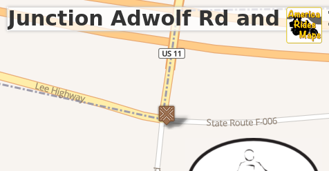 Junction Adwolf Rd and US 11 - Lee HWY