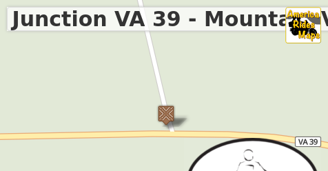Junction VA 39 - Mountain Valley Rd & VA 606 - Dry Run Road