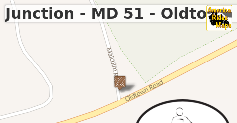 Junction - MD 51 - Oldtown Rd & Malcolm Rd SE