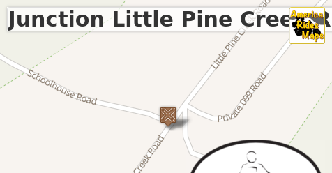 Junction Little Pine Creek Rd & Schoolhouse Rd