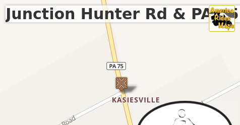 Junction Hunter Rd & PA 75 - Fort Loudon Rd