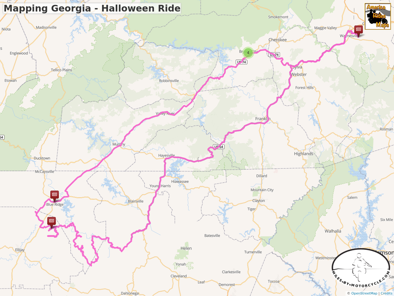 Mapping Georgia - Halloween Ride