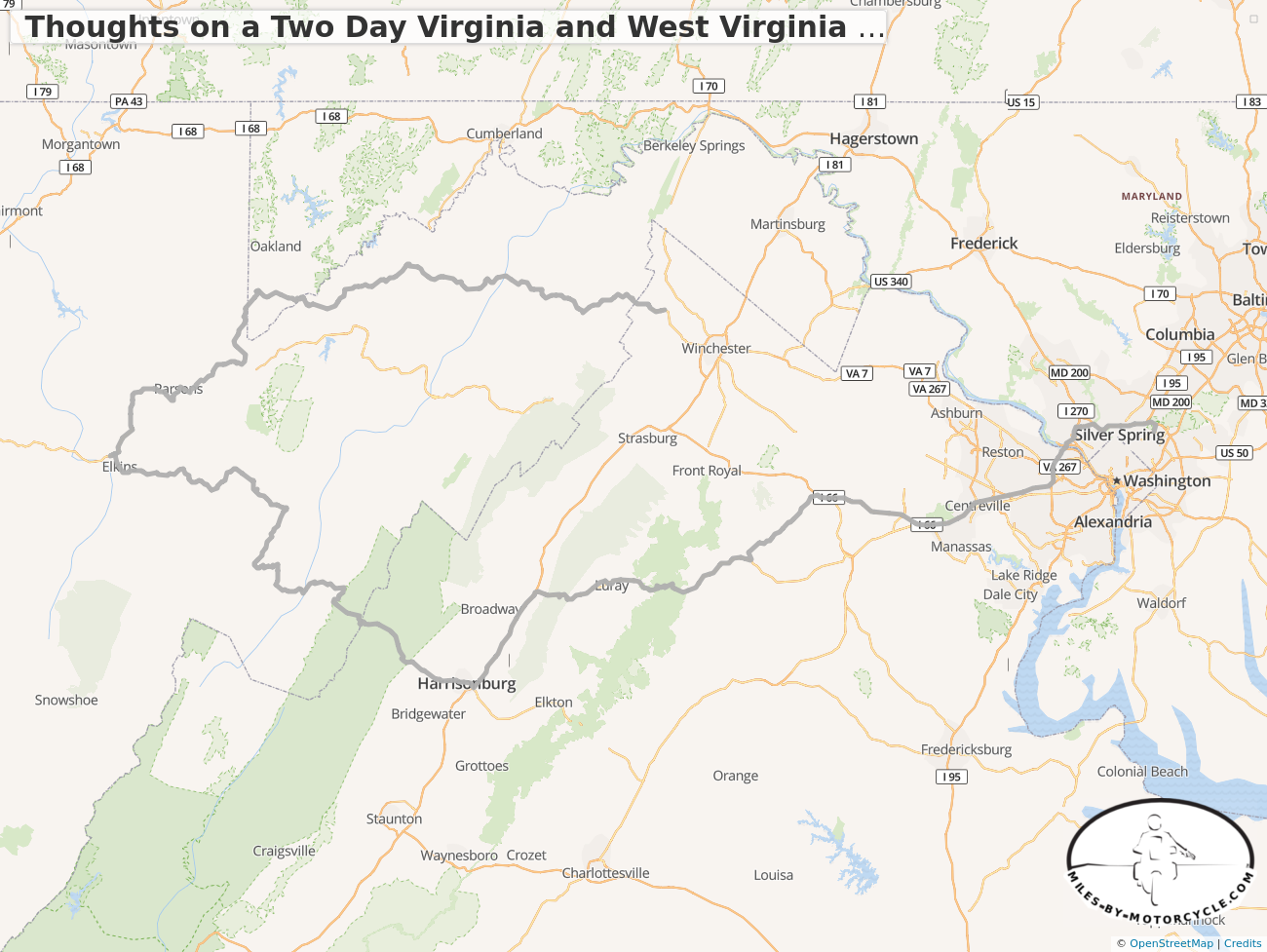 Thoughts on a Two Day Virginia and West Virginia Training Ride