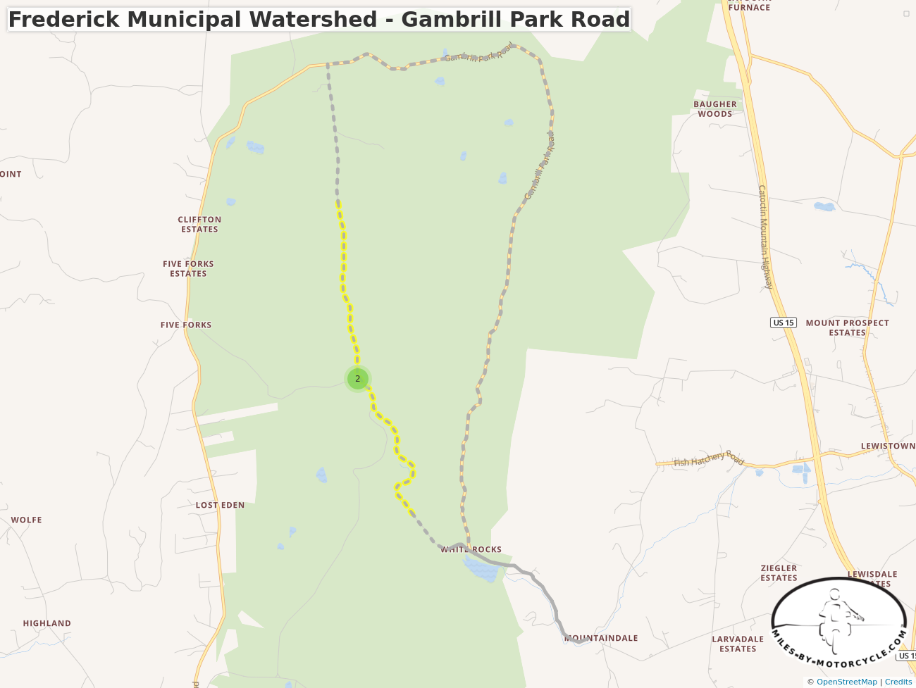 Frederick Municipal Watershed - Gambrill Park Road