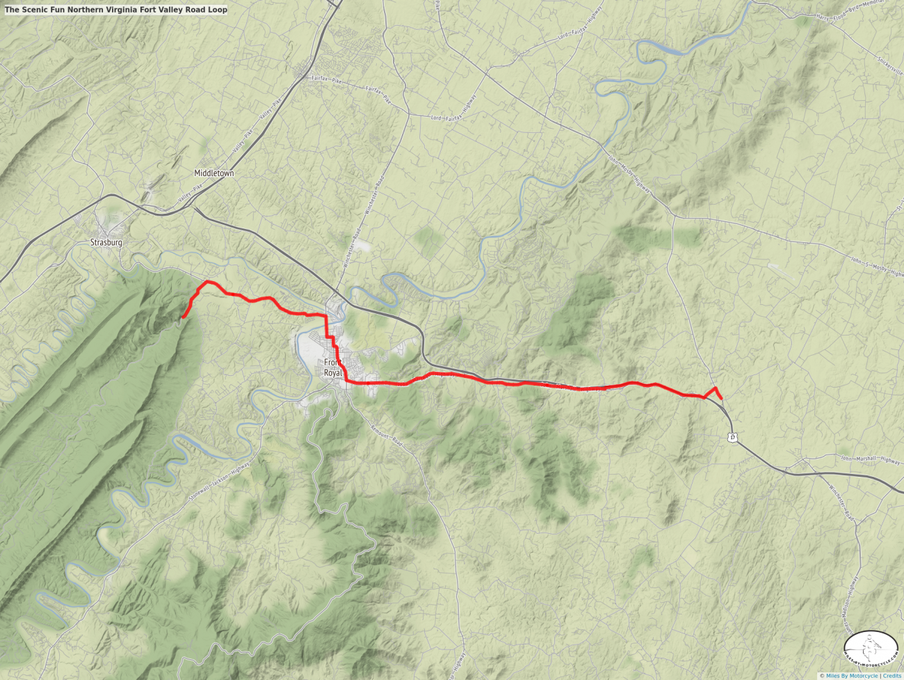 The Scenic Fun Northern Virginia Fort Valley Road Loop