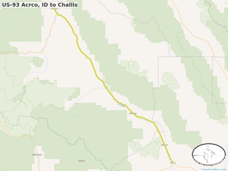 US-93 Acrco, ID to Challis