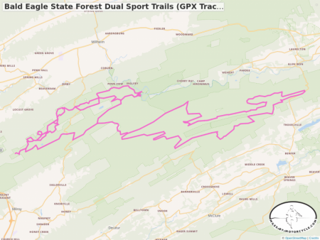 Bald Eagle State Forest Dual Sport Trails (GPX Track from Advrider.com)