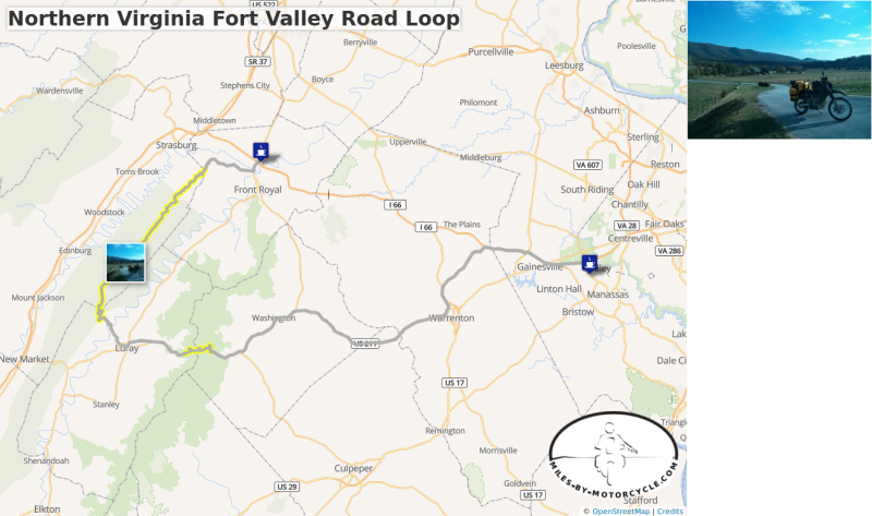 Northern Virginia Fort Valley Road Loop