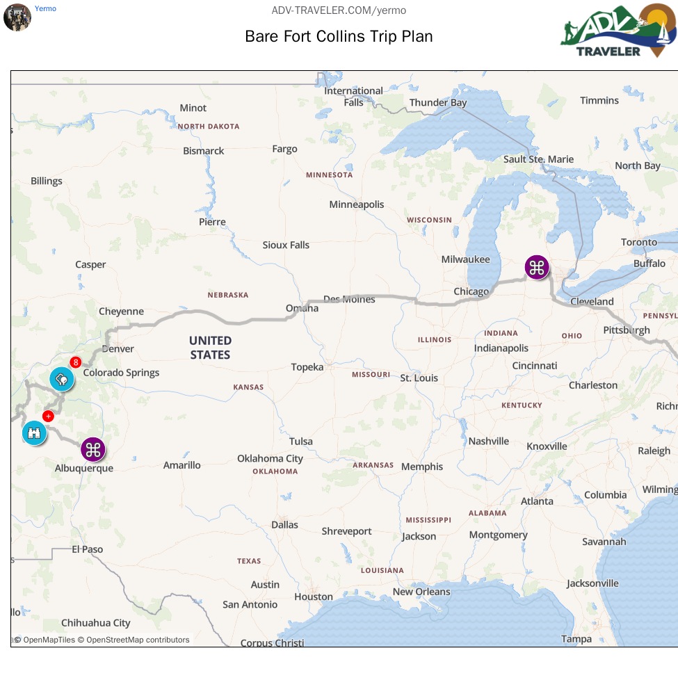 Bare Fort Collins Trip Plan