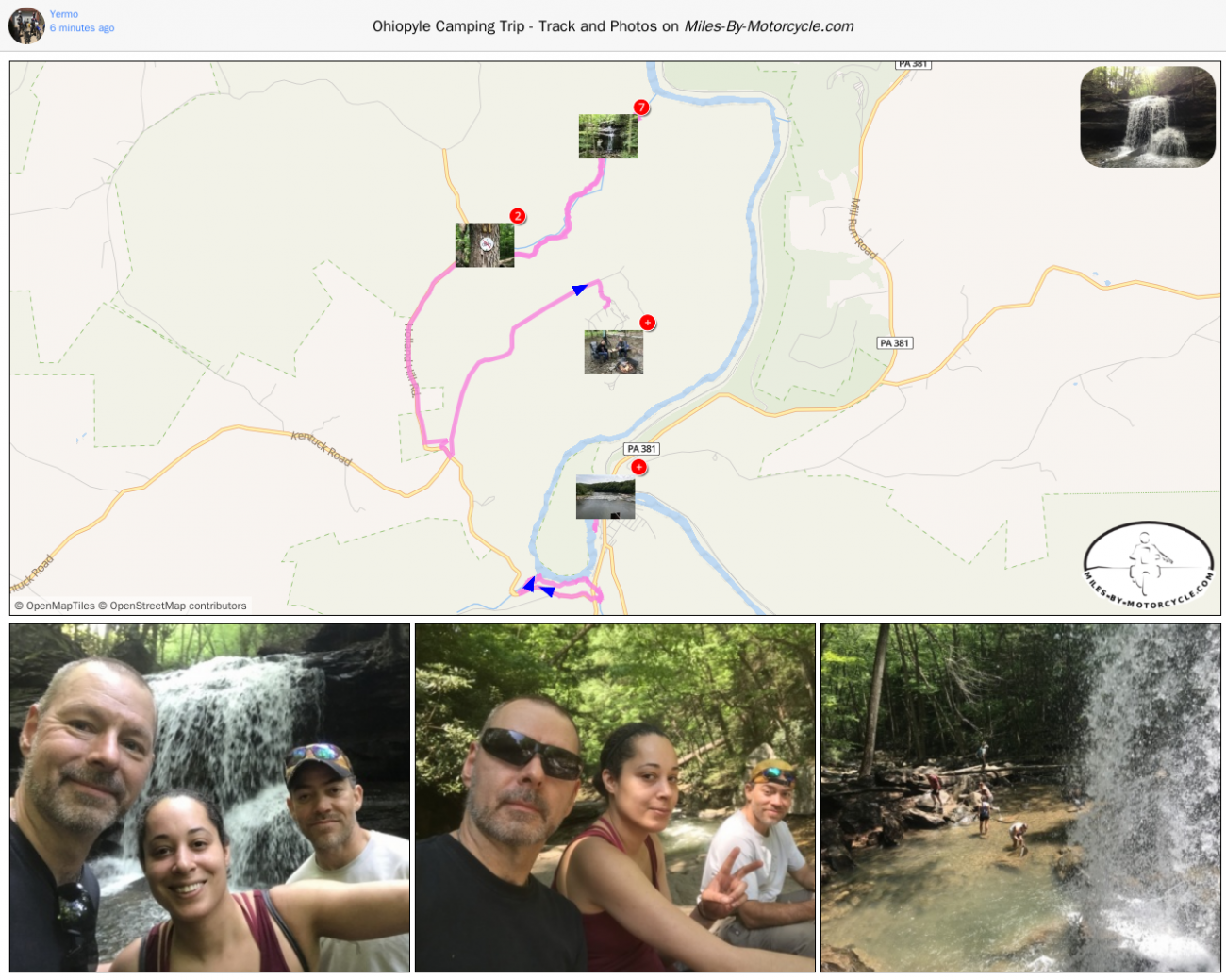 Ohiopyle Camping Trip - Track and Photos