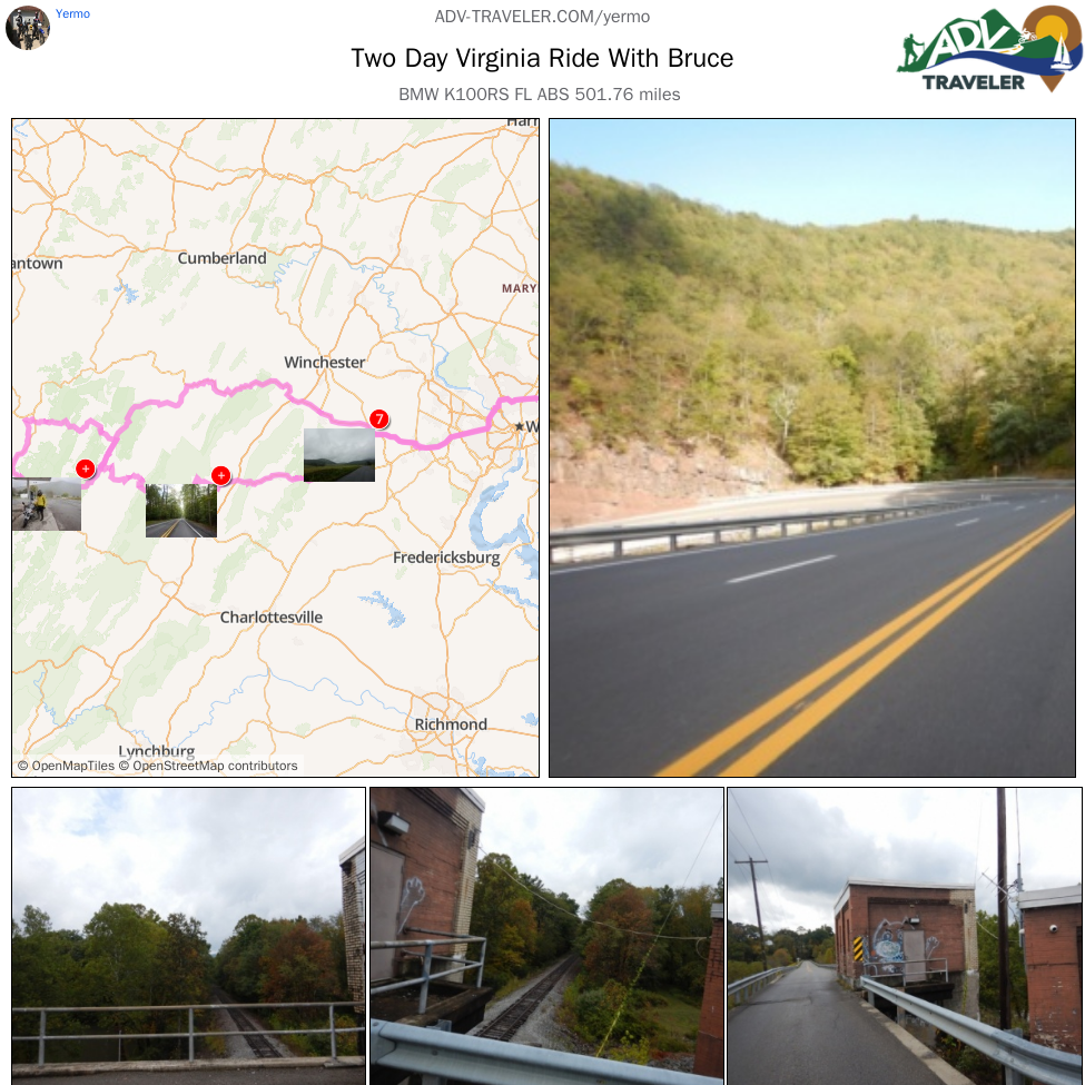 Two Day Virginia Ride With Bruce