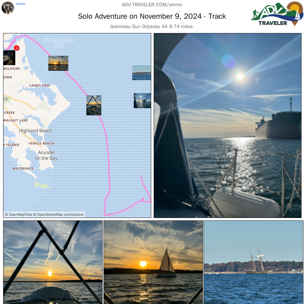 Solo Adventure on November 9, 2024 - Track