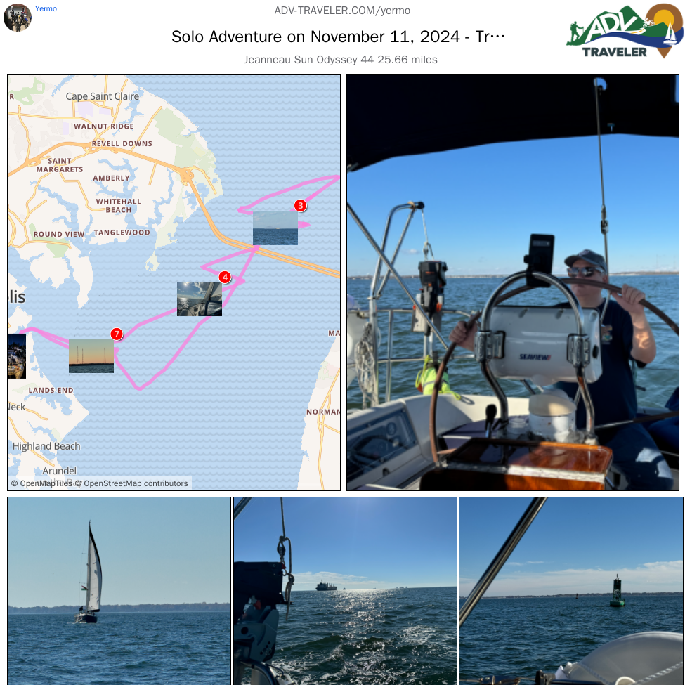 Solo Adventure on November 11, 2024 - Track