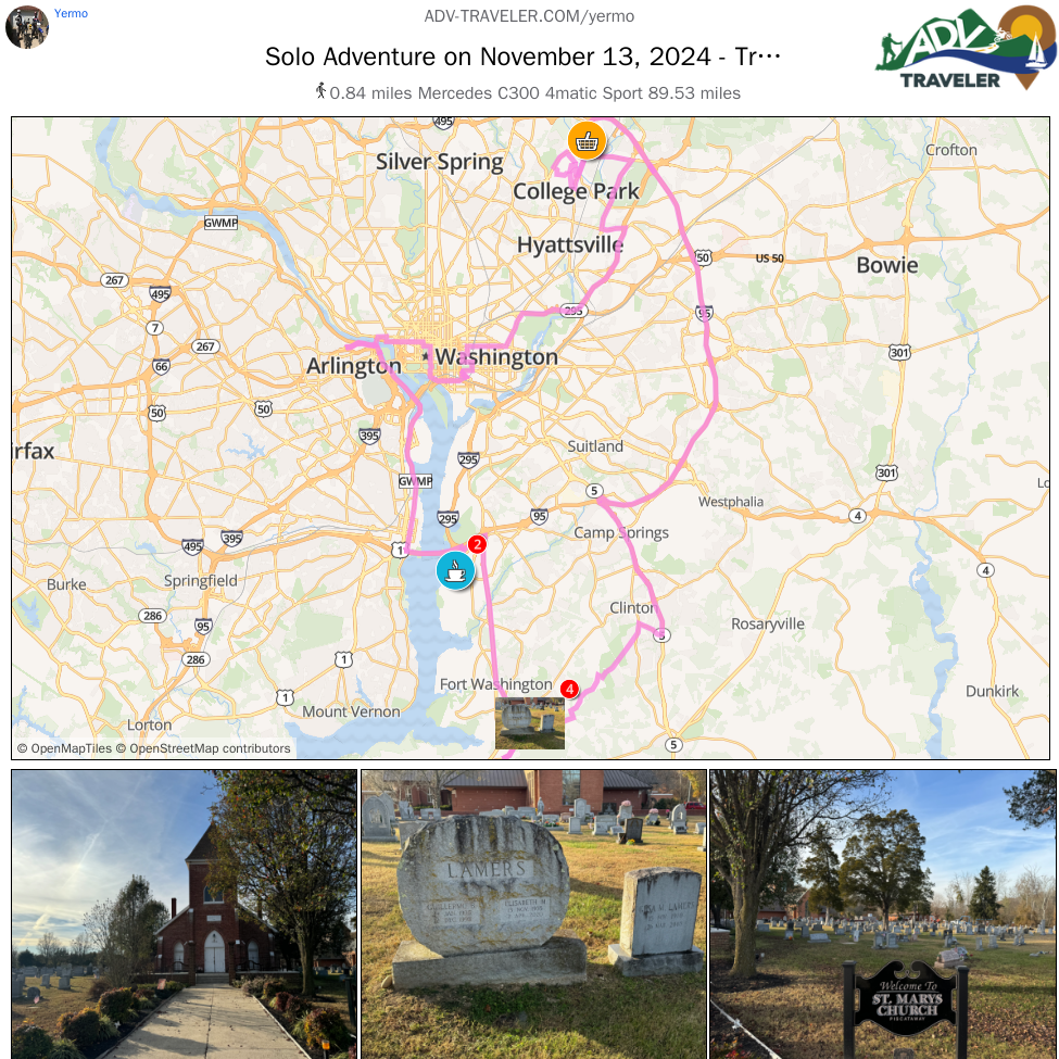 Solo Adventure on November 13, 2024 - Track