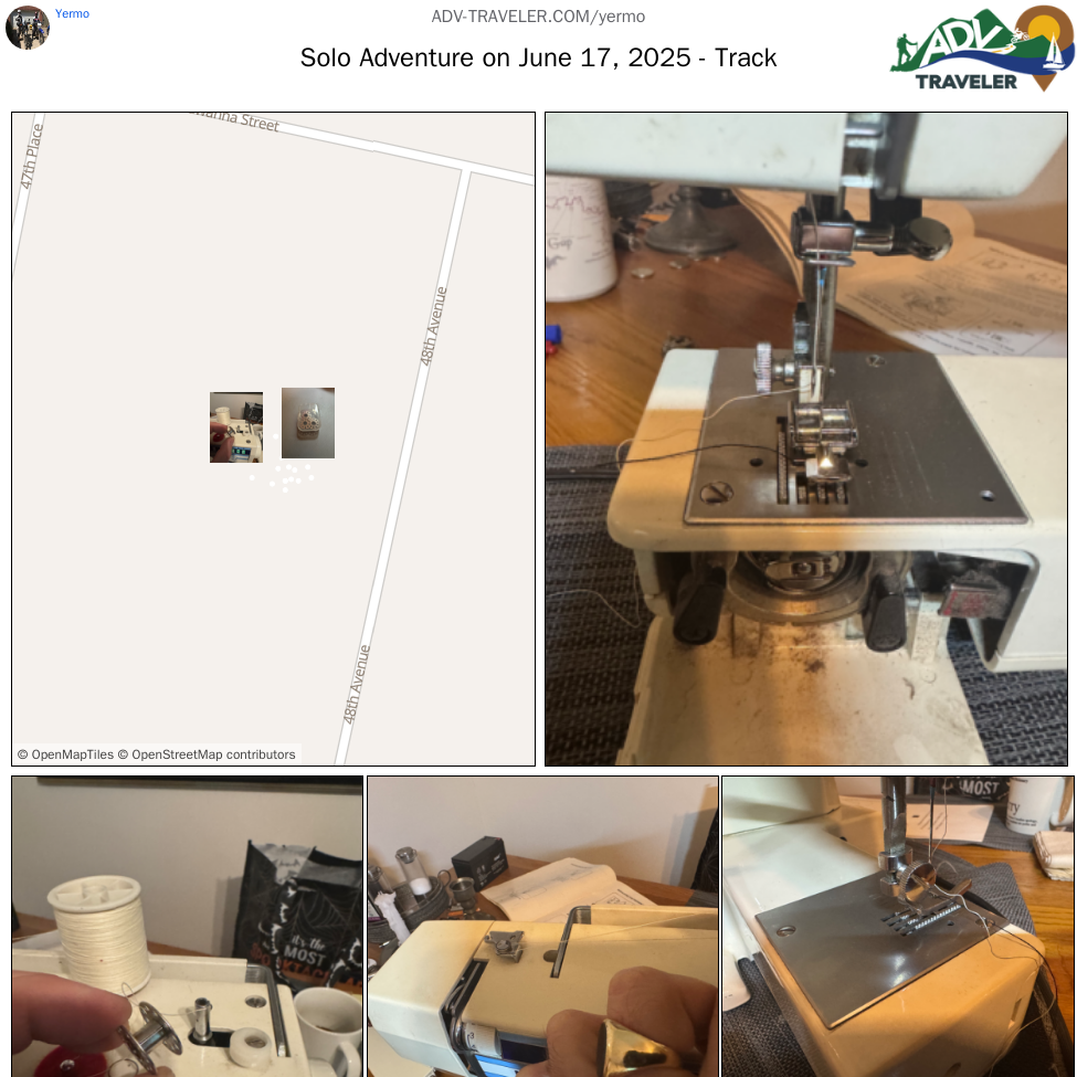 Solo Adventure on June 17, 2025 - Track