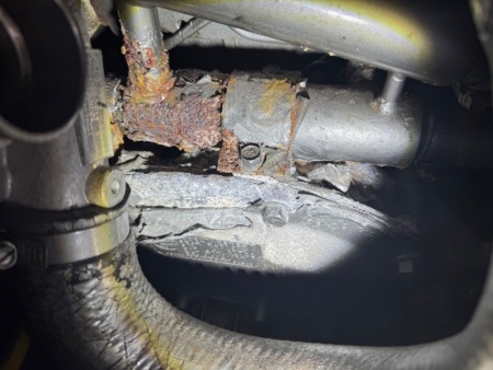 Severely Corroded Oil Cooler