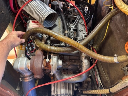 Heat Exchanger to Exhaust Elbow hose
