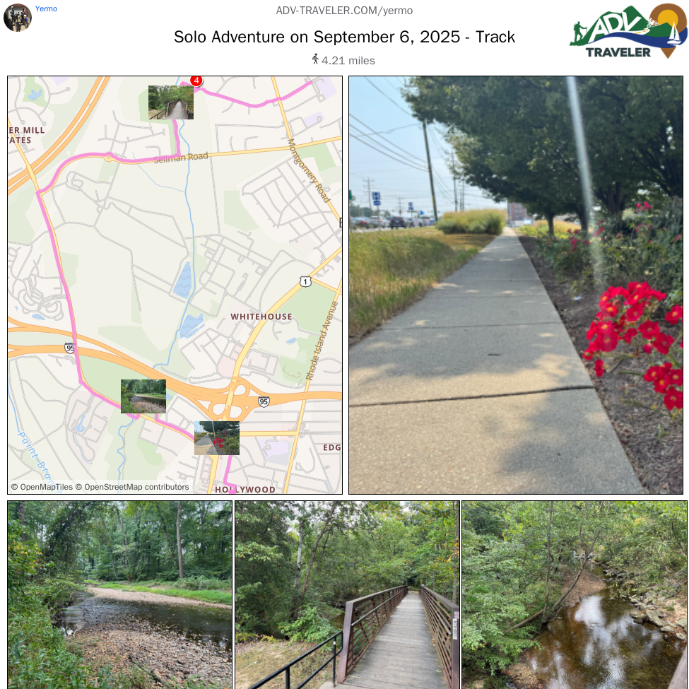 Solo Adventure on September 6, 2025 - Track