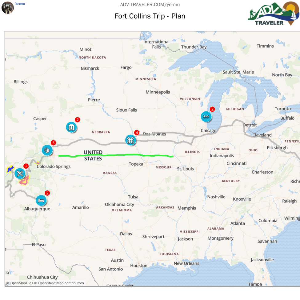 Fort Collins Trip - Plan