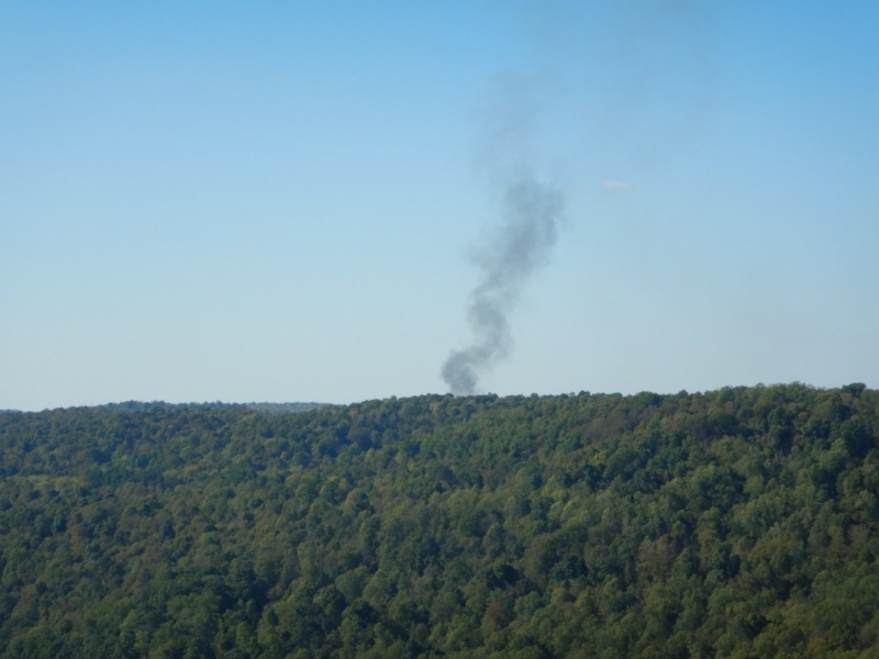 Fire in the distance