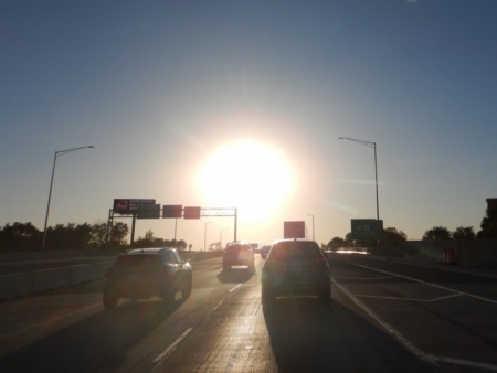 Into the sun