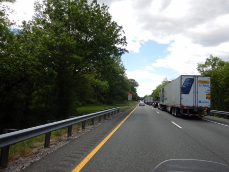 First Traffic Jam. 