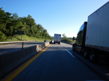 In Between Tractor Trailers