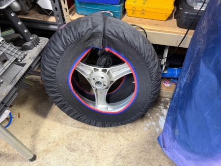 Watming the Tires Makes it so much easier.