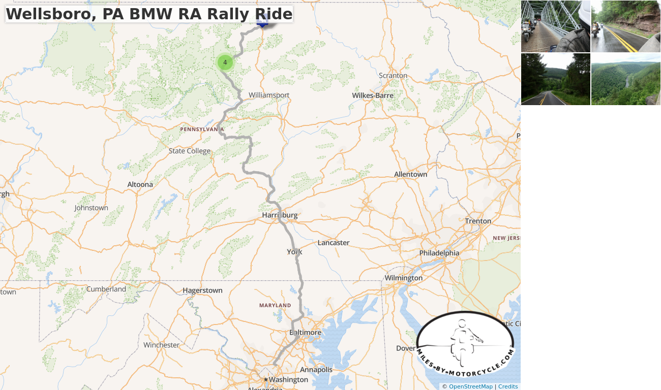 Wellsboro, PA BMW RA Rally Ride