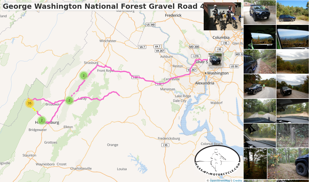 George Washington National Forest Gravel Road 4x4