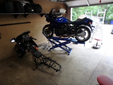 Disassembly of the Donor Bike