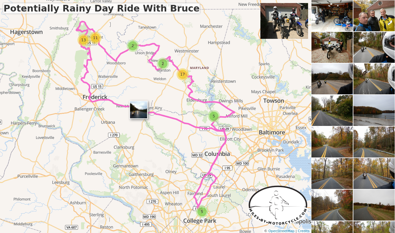 Potentially Rainy Day Ride With Bruce