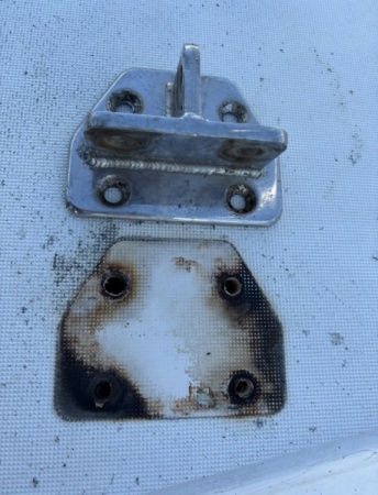 Chain Plate Rebedding and Mounting Hardware Replacement