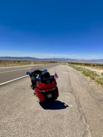 U.S. Highway 50 near Austin, Nevada.  "The Loneliest Road in America"