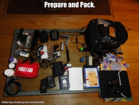 Prepare and Pack.