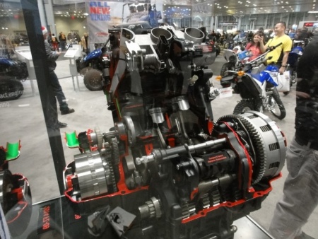 Yamaha FZ-09 Triple Engine Cutaway