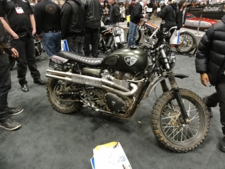 This Custom Triumph Scrambler was one of my favorites at the show.