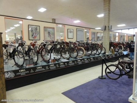 The Complete Indian Display at the Motorcycle Pedia Museum