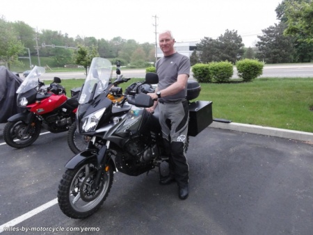 Steve and his bike.