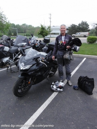 Catherine and her "Touring GSXR"